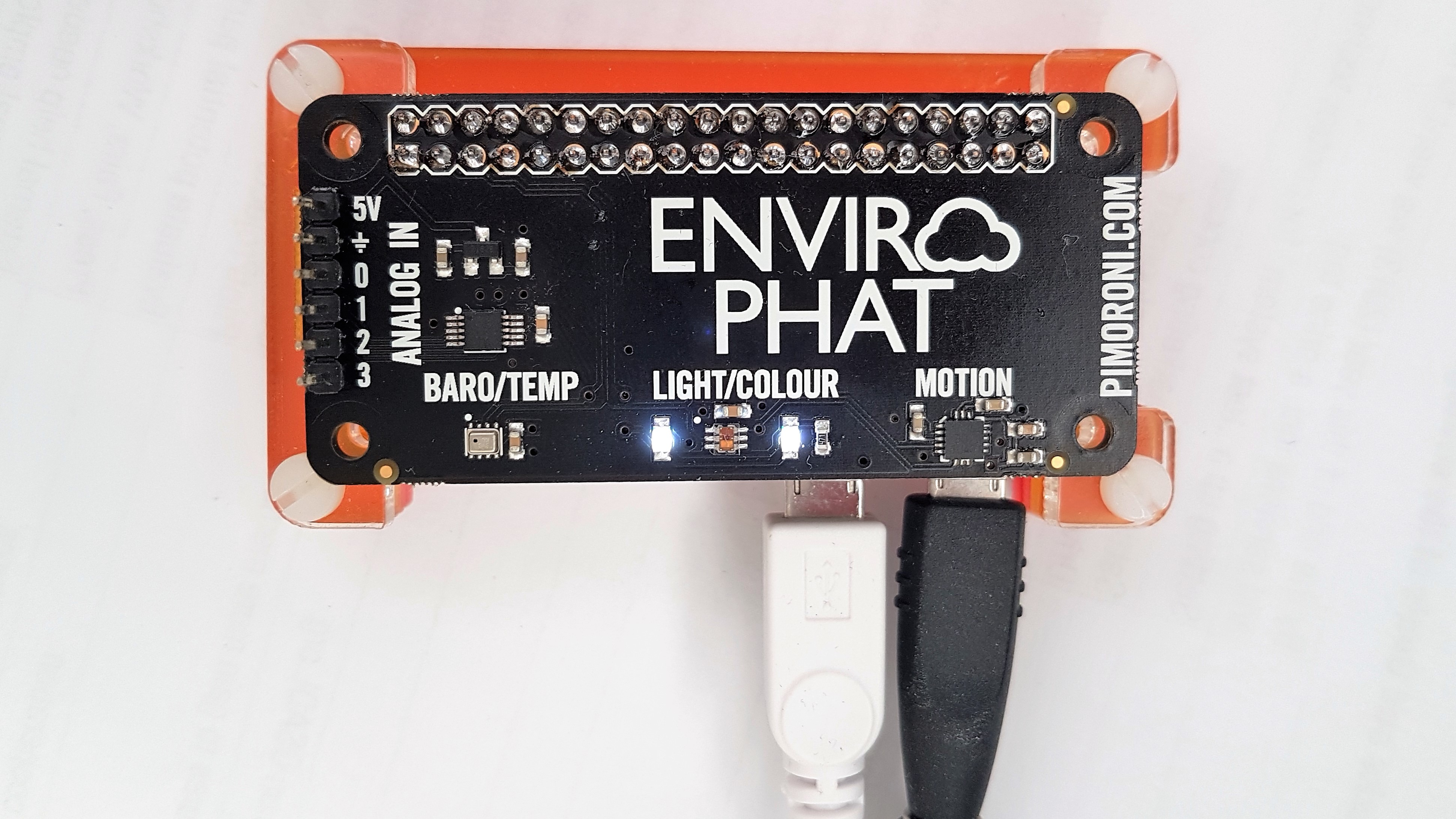 Enviro pHAT am Raspberry Pi (Zero) | ck blog