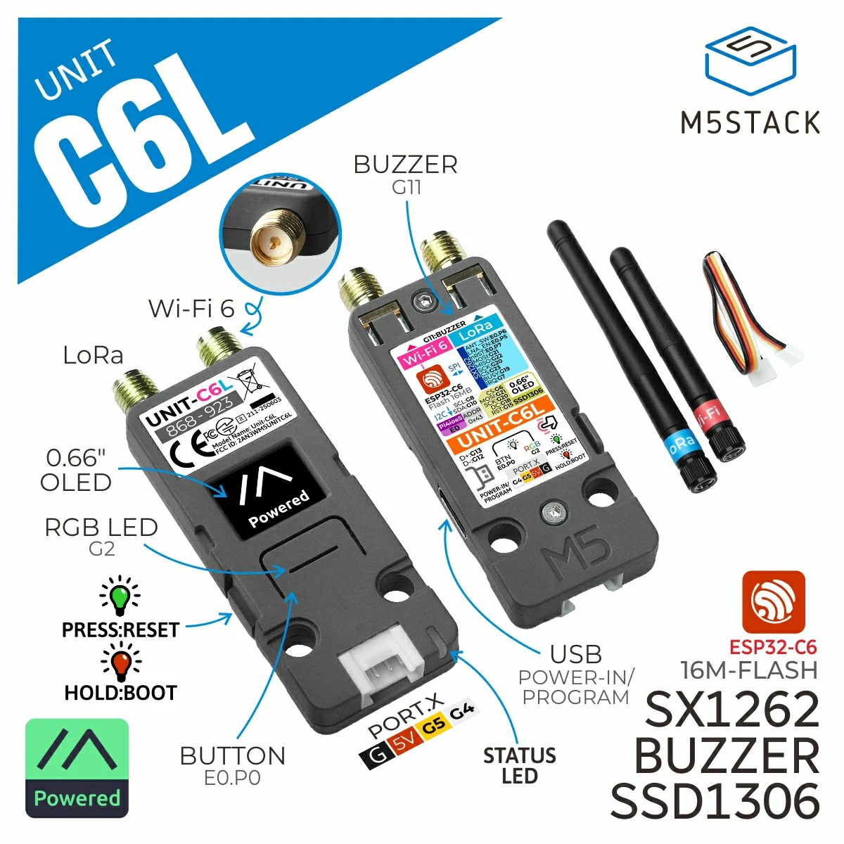M5Stack UNIT-C6L als Meshtastic Node | ck blog